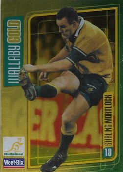 2002 Weet-Bix Wallaby Gold #13 Stirling Mortlock Front